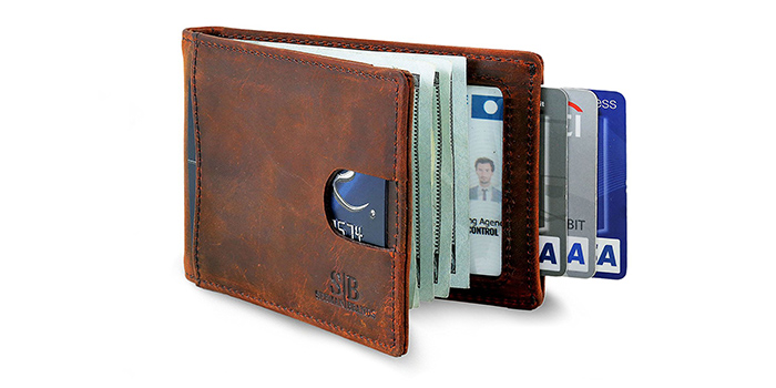 Serman Brands Slim Bifold Wallet