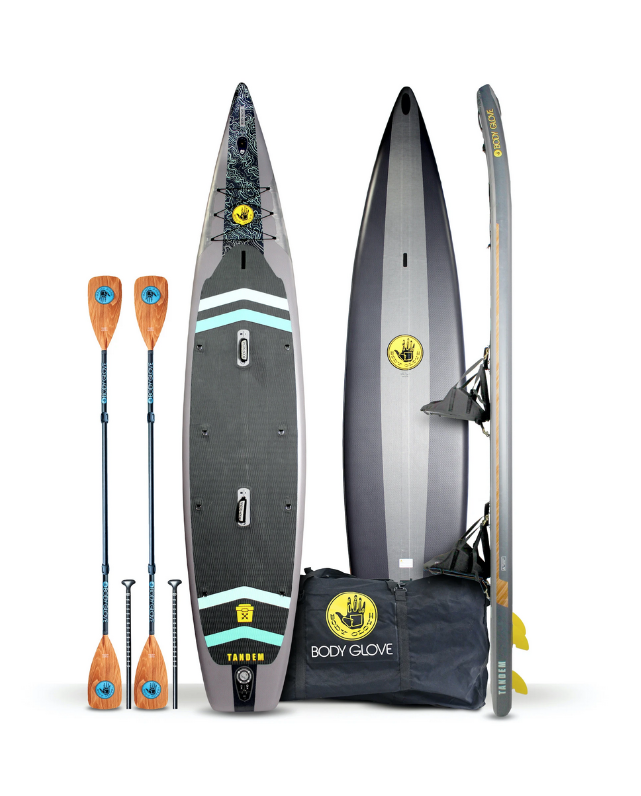 Tandem 15 Inflatable Paddle Board Kayak Package